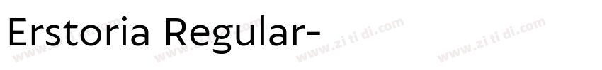 Erstoria Regular字体转换 Erstoria Regular字体转换